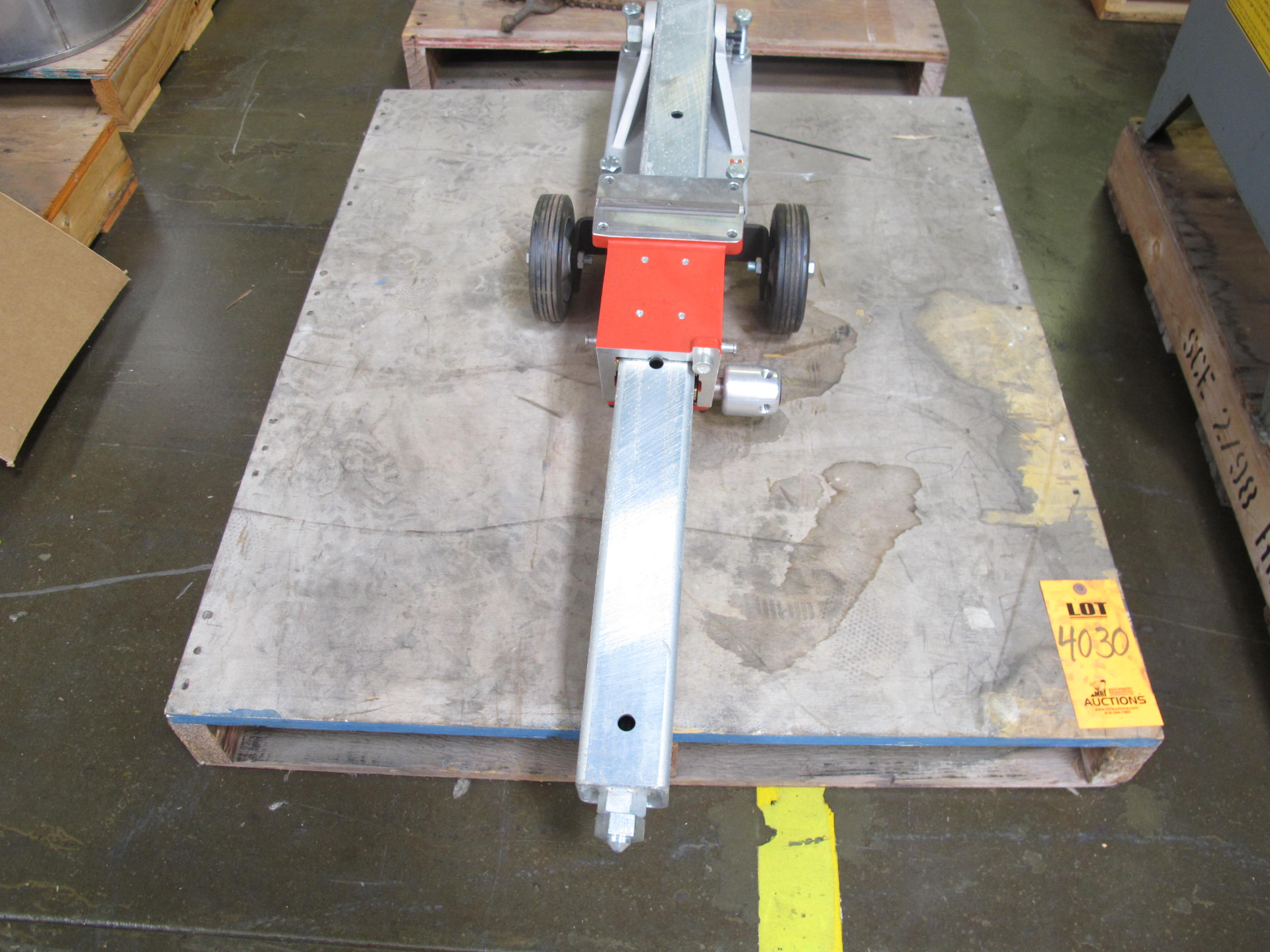MILWAUKEE CEMENT HOLE CUTTING STAND. LOADING & HANDLING FEE $5-4030